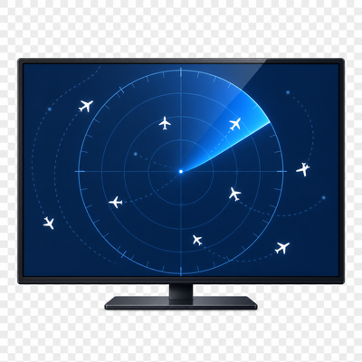 RunwayVision TV live traffic display